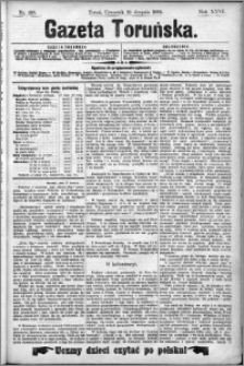 Gazeta Toruńska 1892, R. 26 nr 188