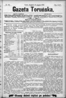 Gazeta Toruńska 1892, R. 26 nr 191