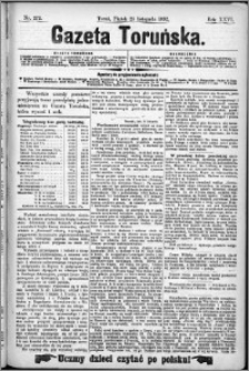 Gazeta Toruńska 1892, R. 26 nr 272