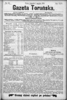 Gazeta Toruńska 1892, R. 26 nr 277