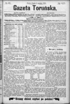 Gazeta Toruńska 1892, R. 26 nr 278