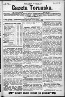 Gazeta Toruńska 1892, R. 26 nr 289