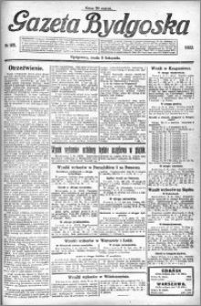 Gazeta Bydgoska 1922.11.08 R.1 nr 109