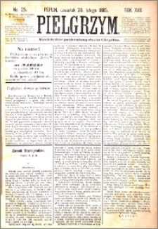 Pielgrzym, pismo religijne dla ludu 1885 nr 25