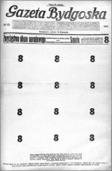 Gazeta Bydgoska 1922.11.11 R.1 nr 112