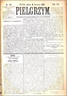 Pielgrzym, pismo religijne dla ludu 1885 nr 46