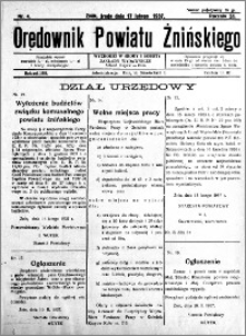 Orędownik Powiatu Żnińskiego 1937.02.17 R.51 nr 4