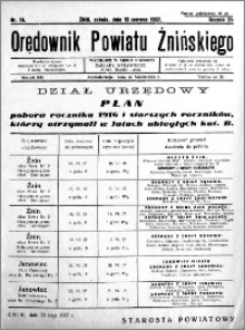 Orędownik Powiatu Żnińskiego 1937.06.12 R.51 nr 16