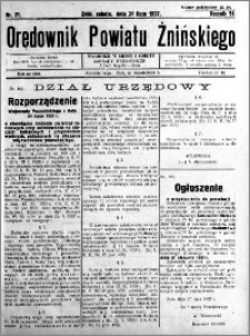 Orędownik Powiatu Żnińskiego 1937.07.31 R.51 nr 21