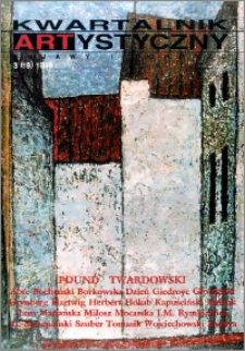 Kwartalnik Artystyczny : Kujawy i Pomorze 1998 nr 3(19)
