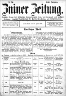 Zniner Zeitung 1888.06.16 R.1 nr 20