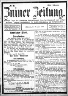 Zniner Zeitung 1888.06.20 R.1 nr 21