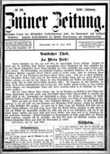 Zniner Zeitung 1888.06.23 R.1 nr 22