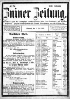 Zniner Zeitung 1888.07.03 R.1 nr 25