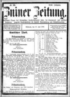 Zniner Zeitung 1888.07.18 R.1 nr 29