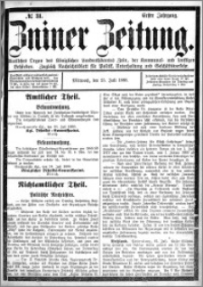 Zniner Zeitung 1888.07.25 R.1 nr 31
