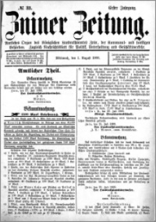 Zniner Zeitung 1888.08.01 R.1 nr 33