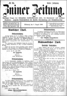 Zniner Zeitung 1888.08.08 R.1 nr 35