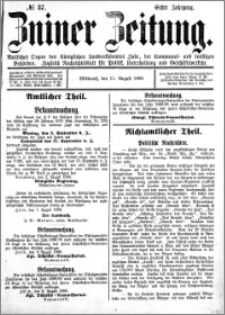 Zniner Zeitung 1888.08.15 R.1 nr 37