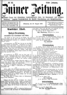 Zniner Zeitung 1888.08.29 R.1 nr 41