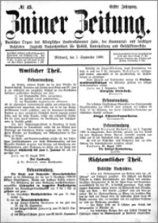 Zniner Zeitung 1888.09.05 R.1 nr 43