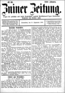 Zniner Zeitung 1888.09.15 R.1 nr 46