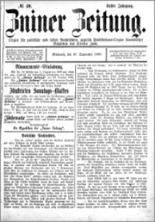 Zniner Zeitung 1888.09.26 R.1 nr 49
