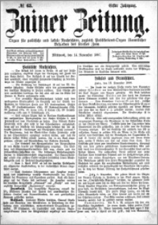 Zniner Zeitung 1888.11.14 R.1 nr 63