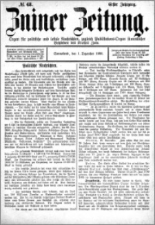 Zniner Zeitung 1888.12.01 R.1 nr 68