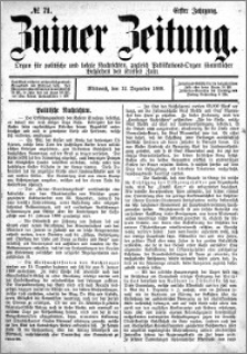 Zniner Zeitung 1888.12.12 R.1 nr 71