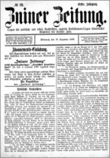 Zniner Zeitung 1888.12.19 R.1 nr 73