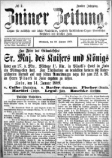 Zniner Zeitung 1889.01.23 R.2 nr 7