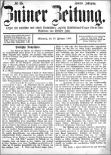 Zniner Zeitung 1889.02.20 R.2 nr 15