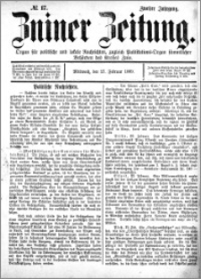 Zniner Zeitung 1889.02.27 R.2 nr 17