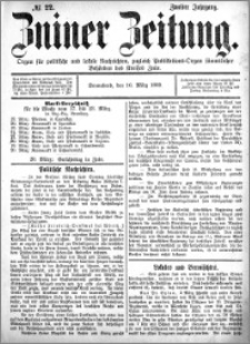 Zniner Zeitung 1889.03.16 R.2 nr 22