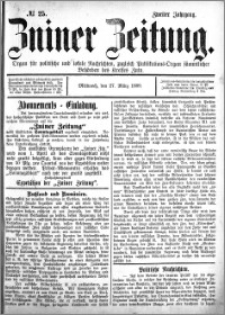 Zniner Zeitung 1889.03.27 R.2 nr 25