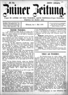 Zniner Zeitung 1889.05.01 R.2 nr 34