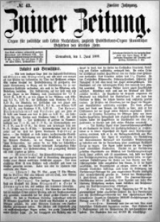 Zniner Zeitung 1889.06.01 R.2 nr 43
