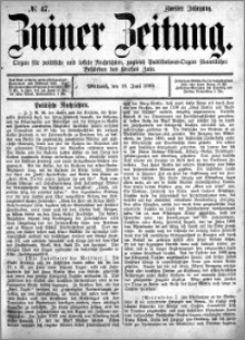 Zniner Zeitung 1889.07.24 R.2 nr 47