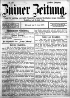 Zniner Zeitung 1889.06.26 R.2 nr 49