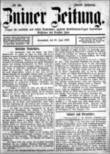 Zniner Zeitung 1889.06.29 R.2 nr 50