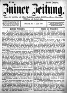 Zniner Zeitung 1889.07.17 R.2 nr 55