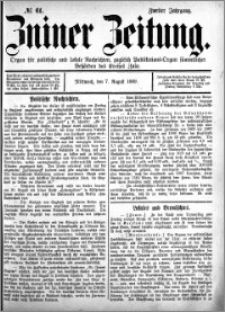 Zniner Zeitung 1889.08.07 R.2 nr 61