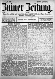 Zniner Zeitung 1889.09.07 R.2 nr 70