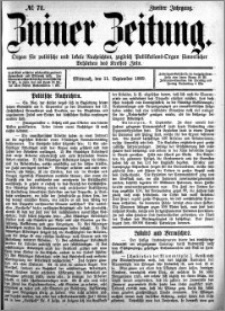 Zniner Zeitung 1889.09.11 R.2 nr 71