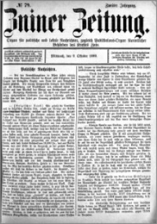 Zniner Zeitung 1889.10.09 R.2 nr 79