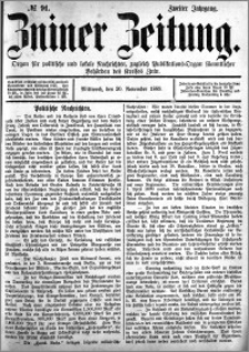 Zniner Zeitung 1889.11.20 R.2 nr 91