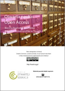 Otwarta nauka - open access