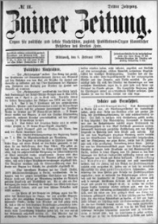 Zniner Zeitung 1890.02.05 R.3 nr 11