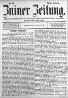 Zniner Zeitung 1890.02.12 R.3 nr 13